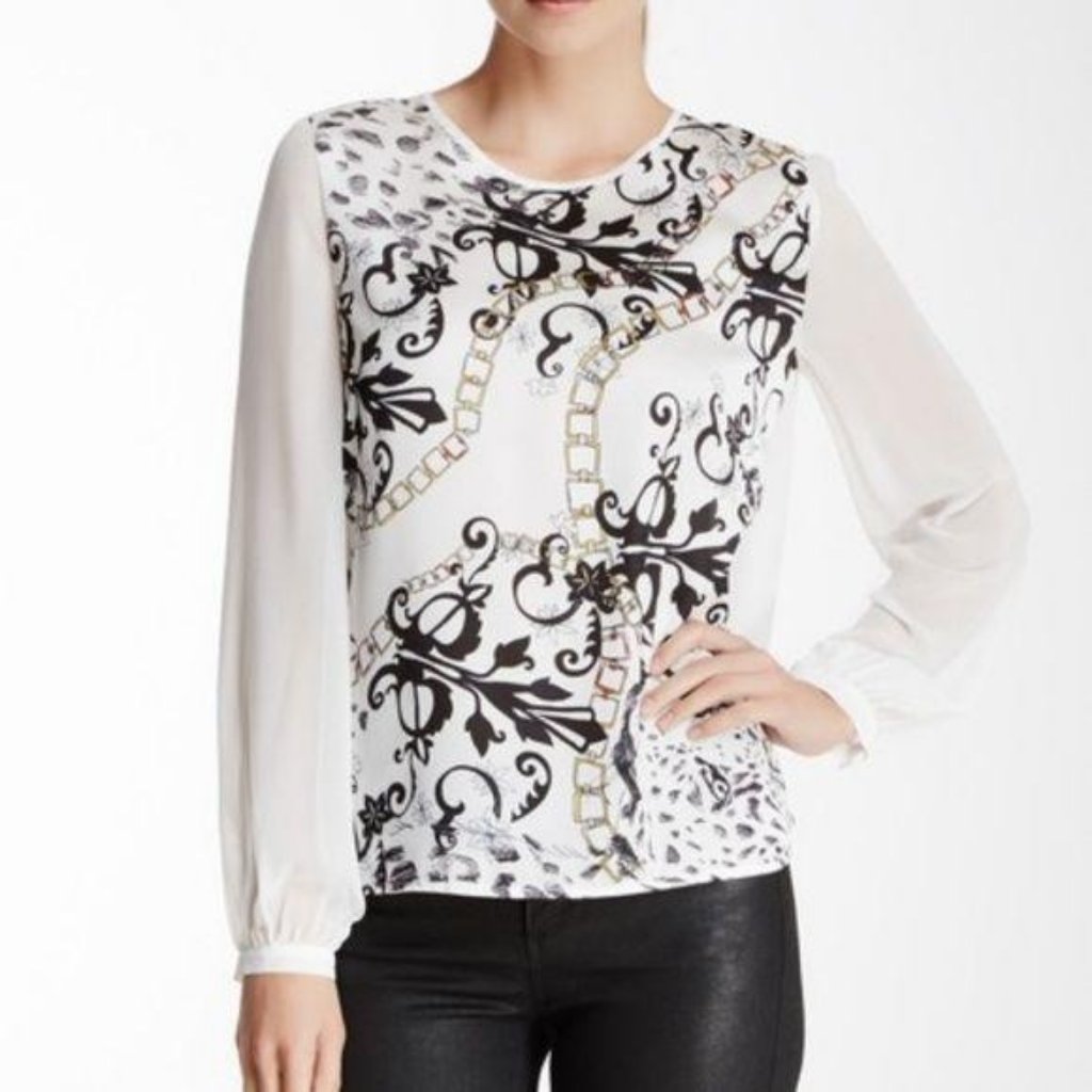 Erin Erin Fetherston Harper Blouse Backless Horseb